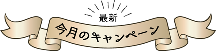 最新 今月のキャンペーン